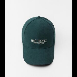 Zara Dark Green Cap